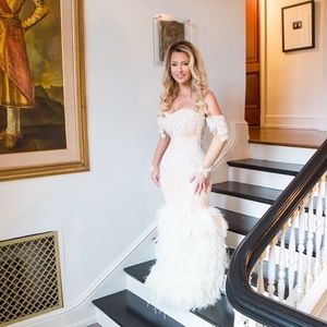 One of a kind wedding dress